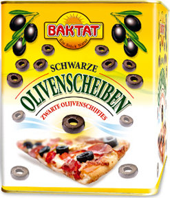 Baktat Dilimli Siyah Zeytin 8 Kg