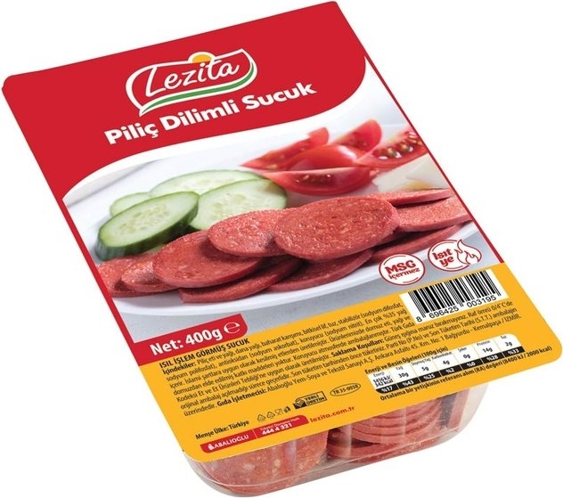 Lezita Piliç Sucuk Dilimli